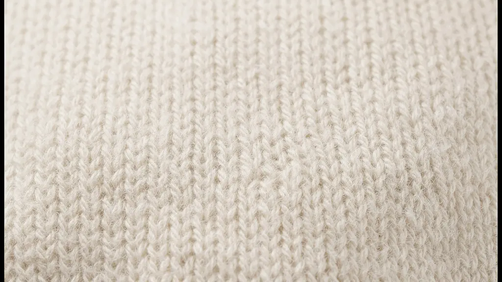 Gros plan sur texture de maille française montrant la qualité du tricotage